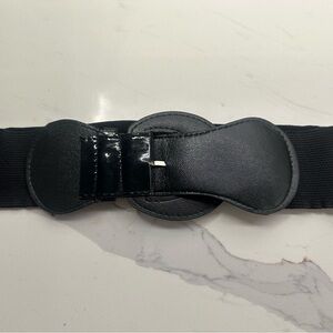 Black Elastic Waist Belt
